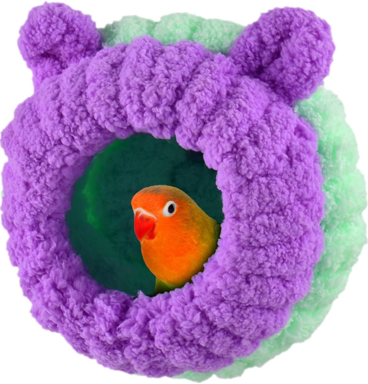 Bird Nest, Conure Breeding Bed Parrotlet Snuggle Bed Lovebird Nest for Conure, Lovebird, Canary, Finch, Hamster (Less Than 5 inches Long)